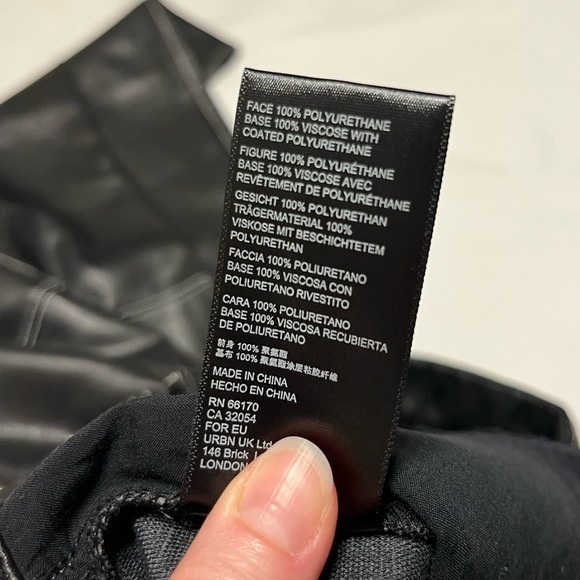 Free People We The Free The It Factor Vegan Leather Pants - Picture 12 of 15